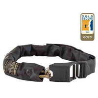 HipLok Gold Wearable Chain Lock, Black