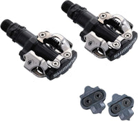 SHIMANO PD-M520 SPD Clipless Bike Pedals with Cleats - Black