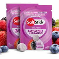 SaltStick Fastchews Electrolyte Replacement Tablets for Rehydration Exercise Recovery - 10 Tablets