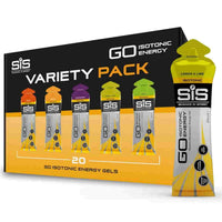 Science in Sport GO Isotonic Energy Gels - 22g Carbs - 60ml - Variety Packs (20)