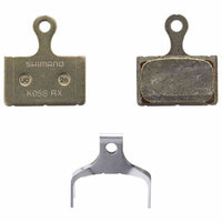 Shimano K05S-RX disc pads and spring, steel back, resin
